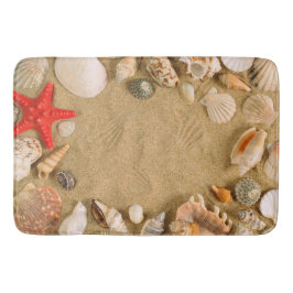 snäckskal och sand badrumsmatta