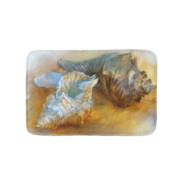 Snäckskal på stranden badrumsmatta (Framsidan)