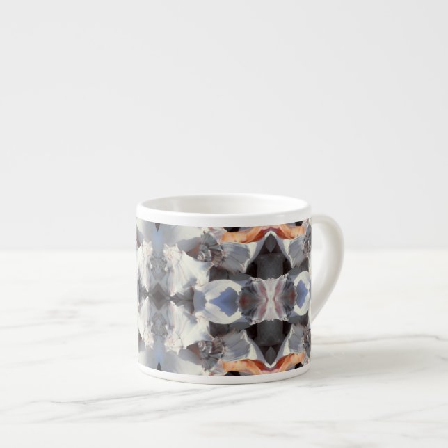 Snäckskalsmönster Espressomugg (Framsida höger)