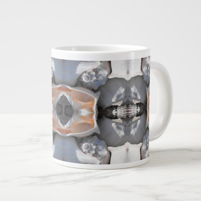 Snäckskalsmönster Jumbo Mugg (Framsida höger)