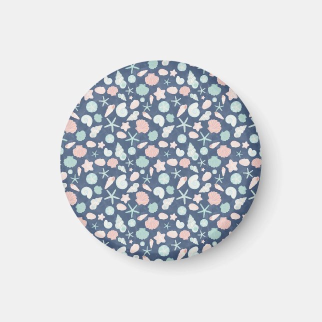 snäckskalsmönster magnet (Framsidan)