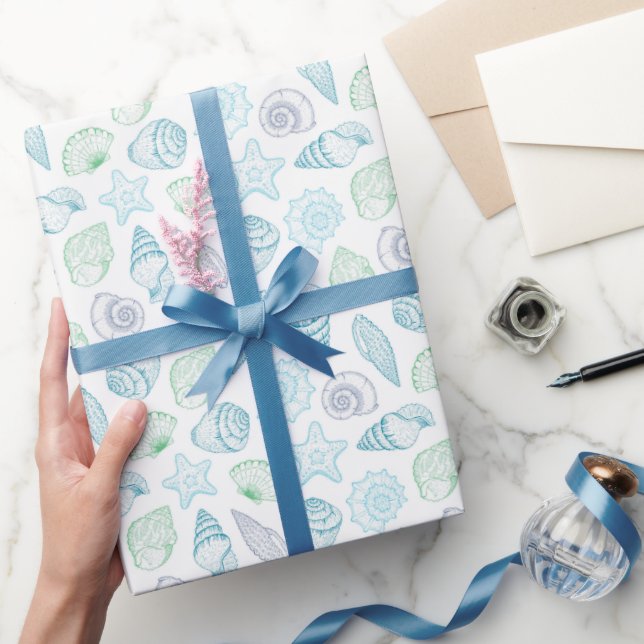 Snäckskalspapper, Kustinspirerat presentpapper (Gifting)