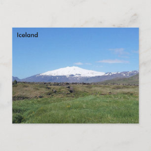 Snæ fellsjökull, Island Vykort