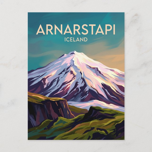 Snæfellsjökull nationalpark Island Vykort (Framsida)