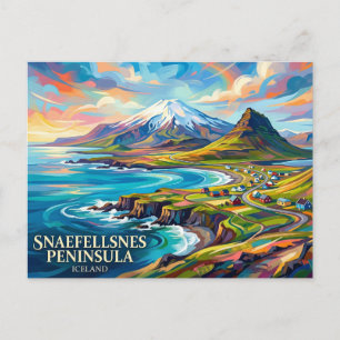 Snaefellsnes-halvön Island Vykort