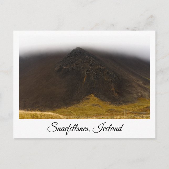 Snaefellsnes, Island souvenir vykort (Framsida)