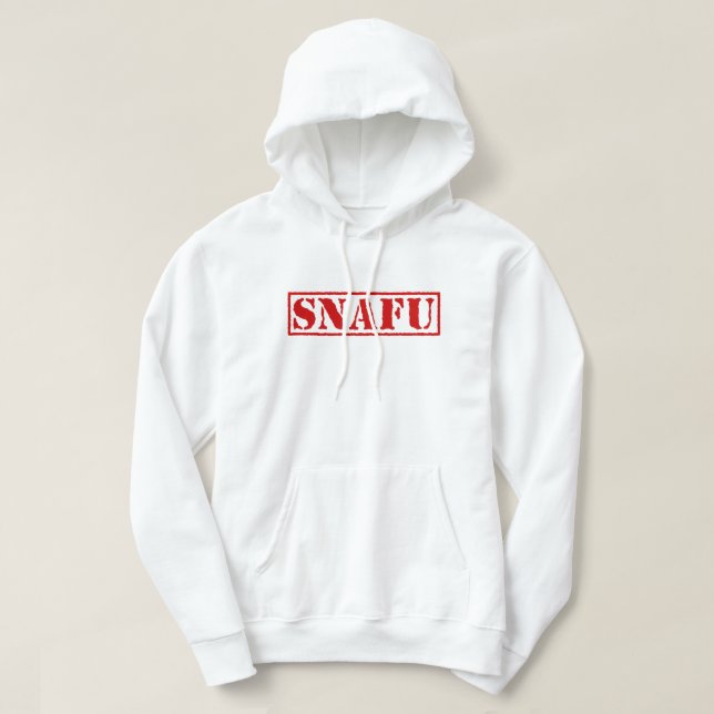 SNAFU HOODIE (Design framsida)