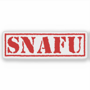 SNAFU KLISTERMÄRKEN