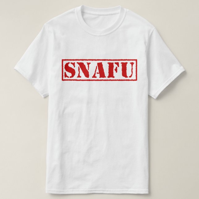 SNAFU T SHIRT (Design framsida)