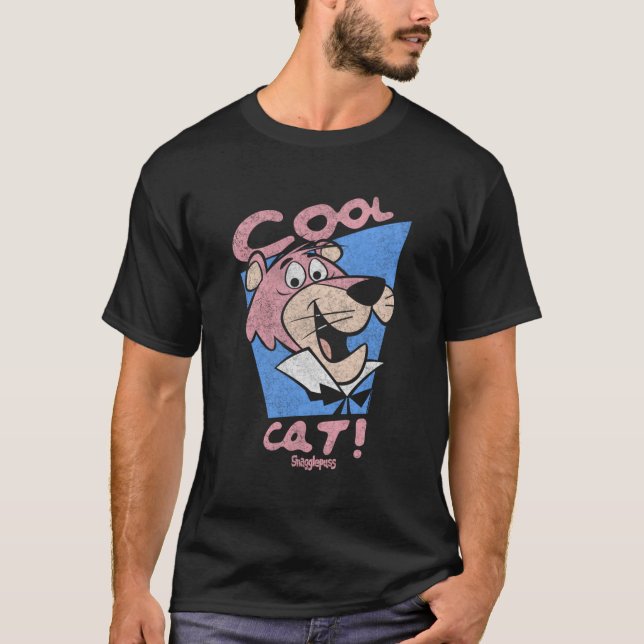 Snagglepuss Coola Katt T Shirt (Framsida)