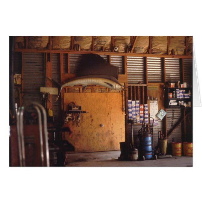 Snaggning garage, Wimberly, Texas OBS Kort (Framsidan Horizontal)