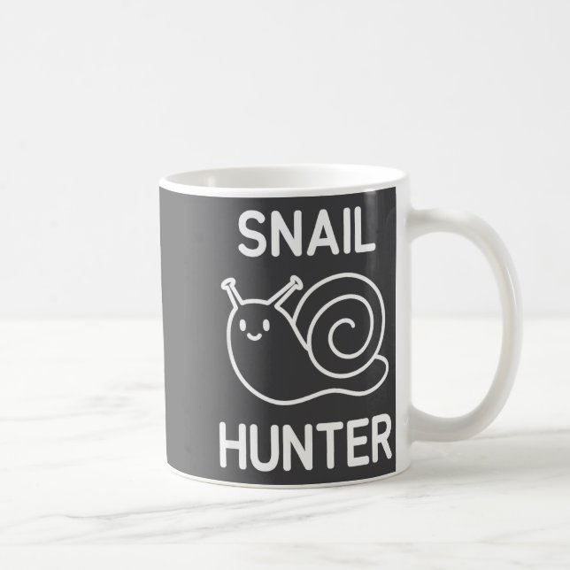 Snail Hunter, Funny, Jokes, Sarcastic  Kaffemugg (Höger)