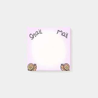 Snail mail post-it block
