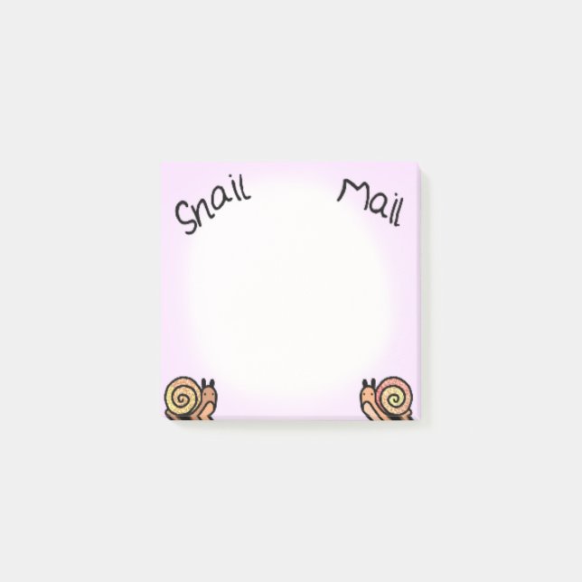 Snail mail post-it block (Framsida)