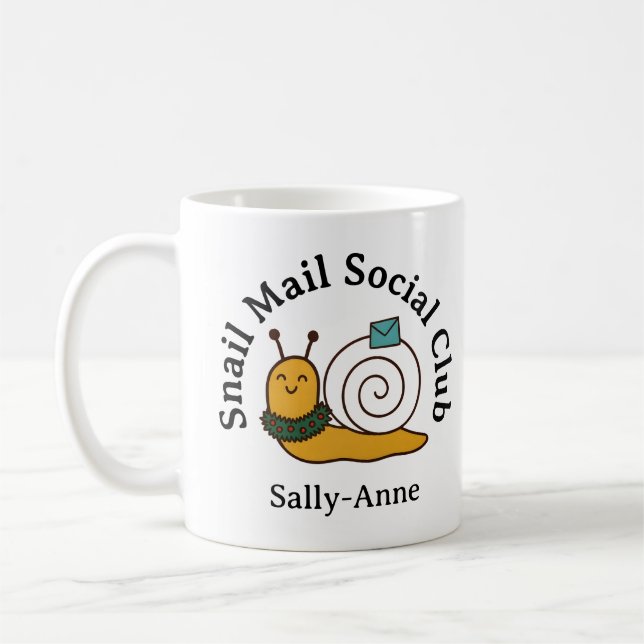 Snail Mail Social Club Cosy Letter Writer Kaffemugg (Vänster)