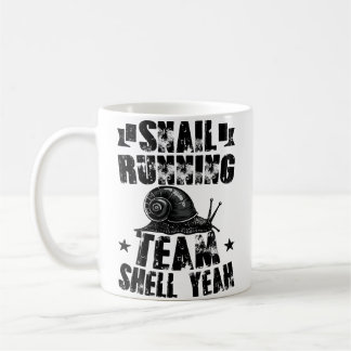 Snail Running Team Funny Sarcastic Snail Running T Kaffemugg
