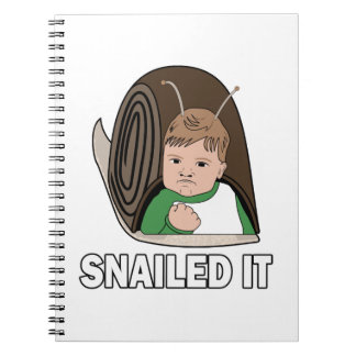 Snailed det anteckningsbok