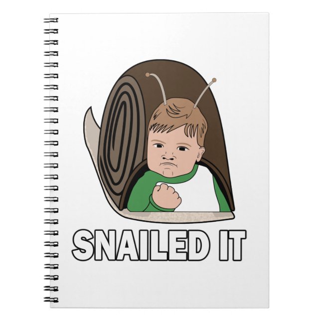 Snailed det anteckningsbok (Framsidan)