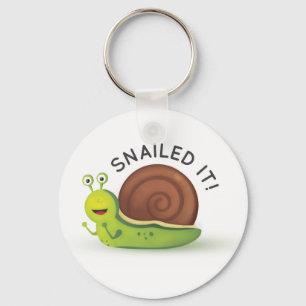 Snailed det Keychain Nyckelring