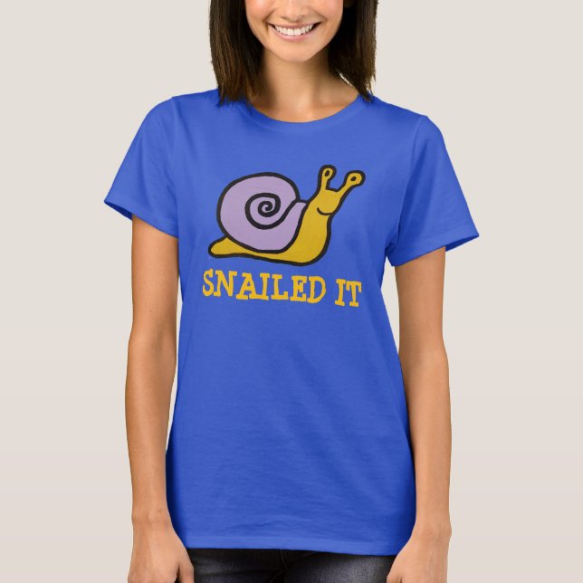 Snailed det skjorta tee (Framsida)