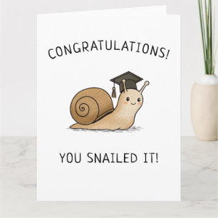 Snailed It Examen Punsj Nytt Examen Roligt Hälsnin Kort