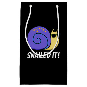 Snailed It-funny Snigel Pun-Mörk BG