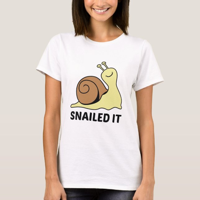 Snailed It T Shirt (Framsida)