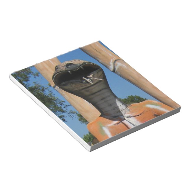 Snake AKA Cobra Head ... Buddhist helvetet Anteckningsblock (Vinklad)