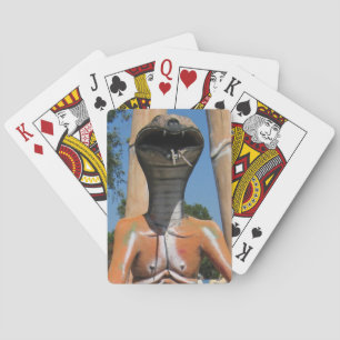 Snake AKA Cobra Head ... Buddhist helvetet Spel Kort