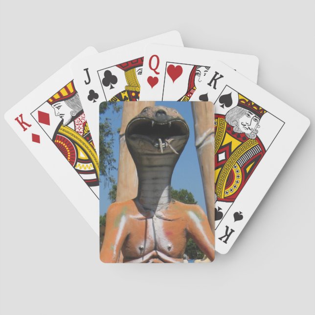 Snake AKA Cobra Head ... Buddhist helvetet Spel Kort (Baksidan)