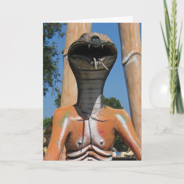 Snake AKA Cobra Head ... Buddhistiska helvetet Kort (Framsida)
