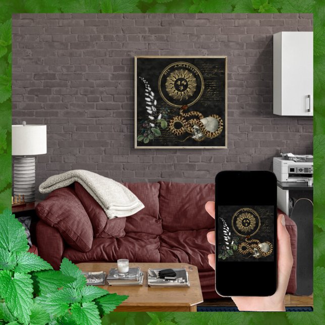 Snake and Berries Poster (Skapare uppladdad)
