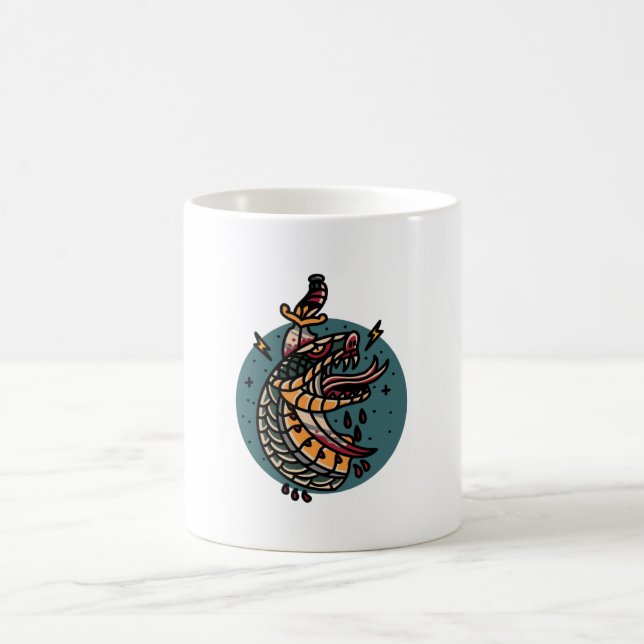 Snake and Dagger Kaffemugg (Center)