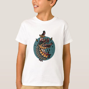 Snake and Dagger T Shirt
