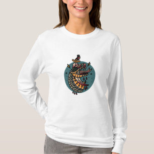 Snake and Dagger T Shirt