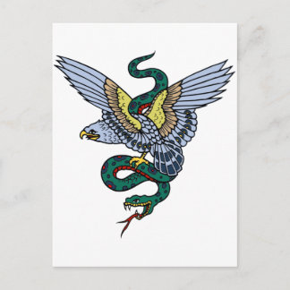 Snake and Eagle Vykort