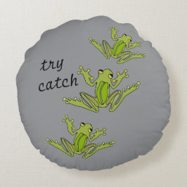 Snake and Frog Dekorativ kudde