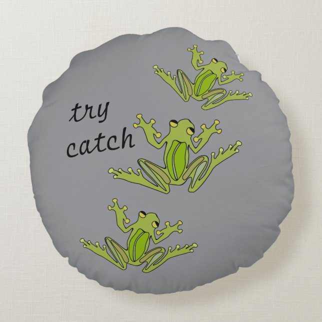 Snake and Frog Dekorativ kudde (Baksidan)