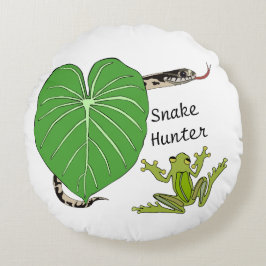 Snake and Frog Dekorativ kudde