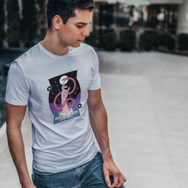 Snake and hand t shirt (Skapare uppladdad)