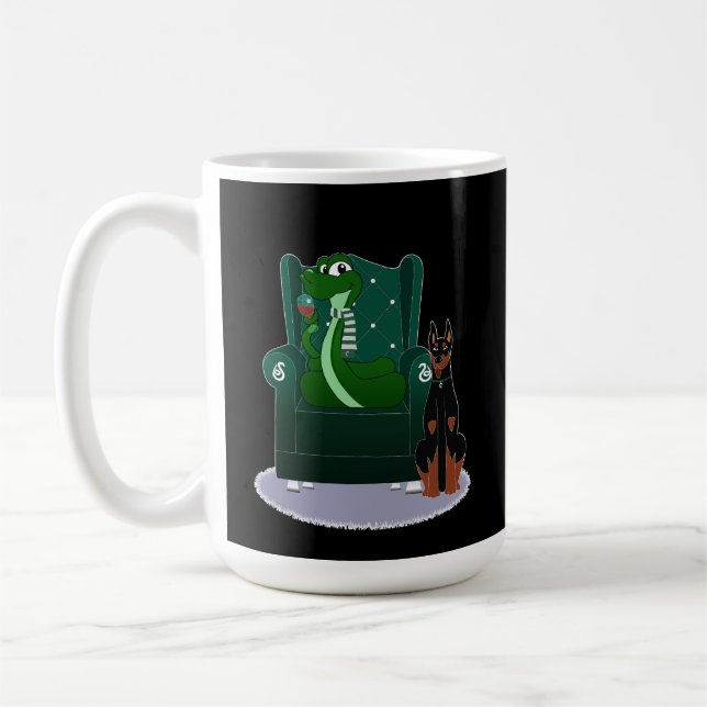 Snake and Hund Kaffemugg (Vänster)