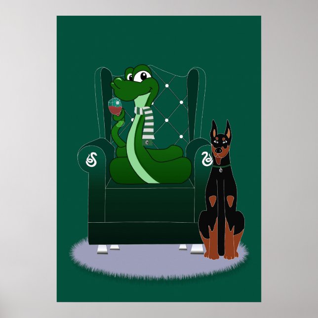 Snake and hund poster (Framsidan)