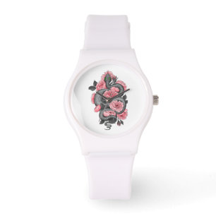 Snake and peach ro armbandsur