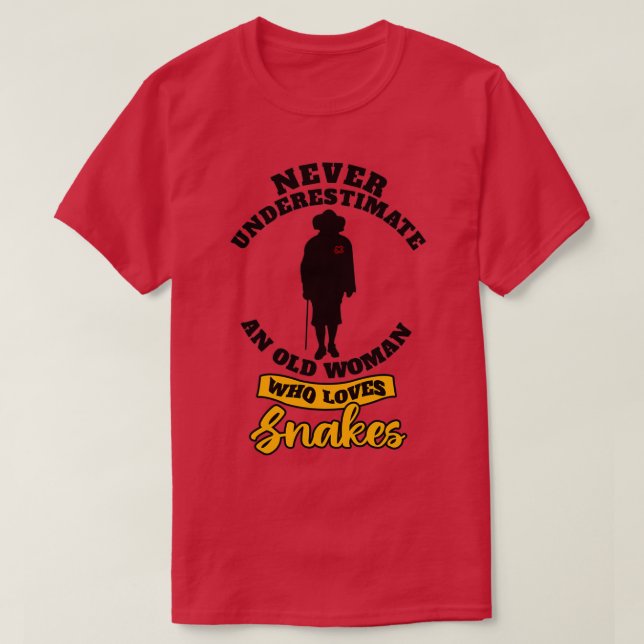 Snake Animal Design-ormar med ligggåvor T Shirt (Design framsida)