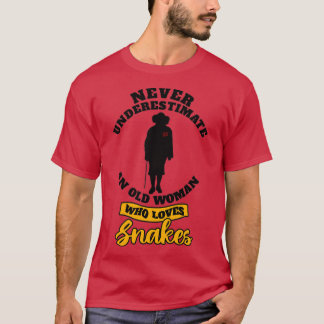 Snake Animal Design-ormar med ligggåvor T Shirt