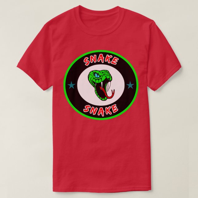 Snake animal gift cobra boa mamba reptileTShirt  T Shirt (Design framsida)