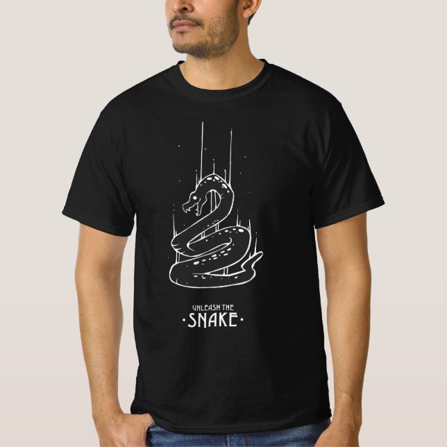 SNAKE ANIMAL LINE UNLEASH SNAKE T SHIRT (Framsida)