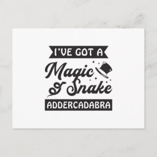 Snake Animal Lover Reptile Snakers Cobra Pet Gift Vykort