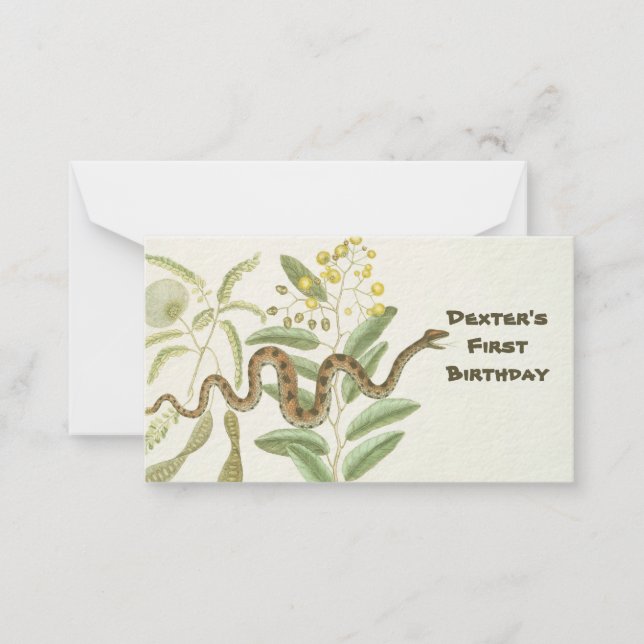 Snake Anteckningskort (Framsida)