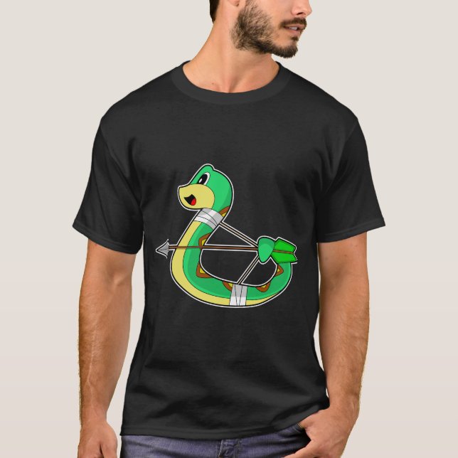 Snake Archer Bow T Shirt (Framsida)